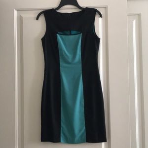 Marc New York Black/Jade Green Dress Size 4